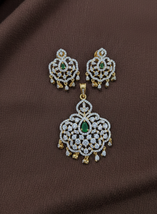 Zircon Pendant set