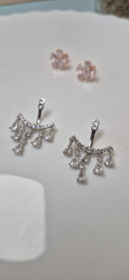 2 in 1 studs dual tone