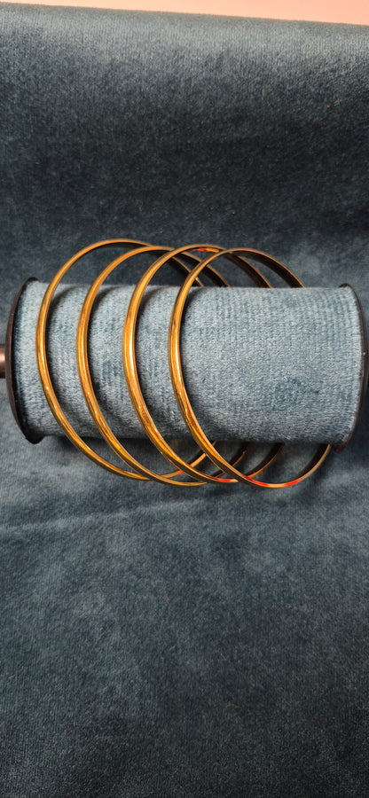 Plain Flat bangles2.8