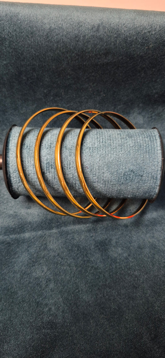 Plain Flat bangles2.8