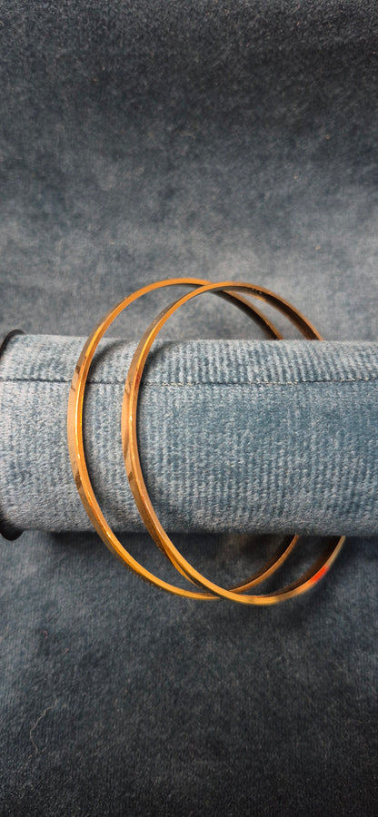 Plain flat bangles 3