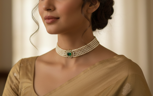 Pearls Choker Necklace