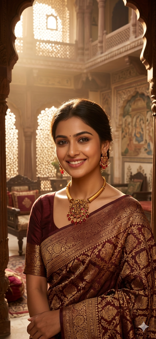 Antique kanti with Kundan pendant