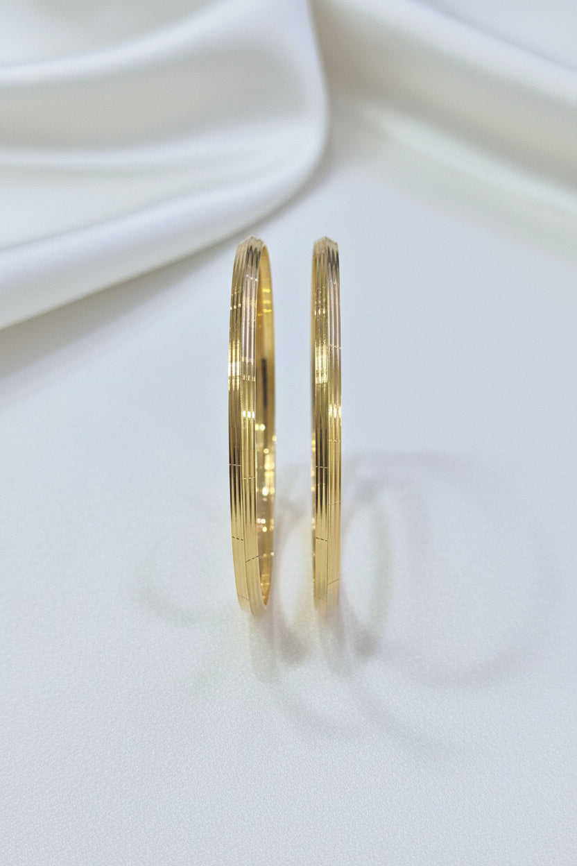 Plain bangles punjabi kada striped style 2.2