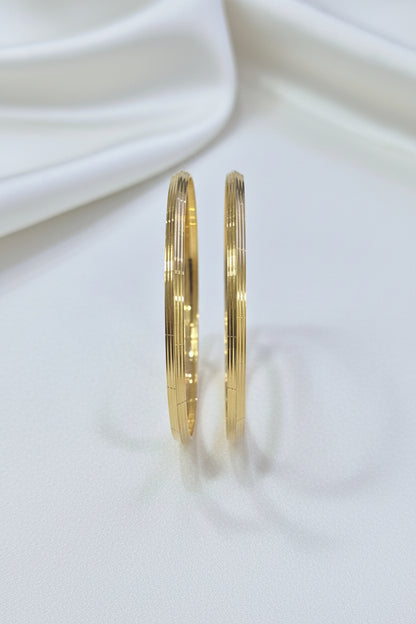 Plain bangles punjabi kada striped style 2.2