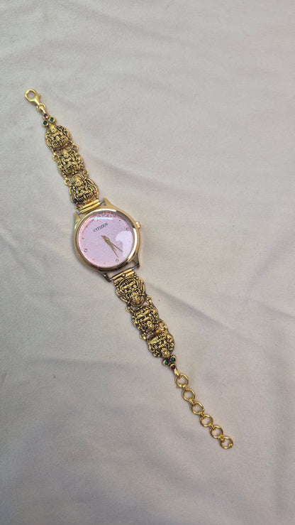 Antique Pink round dial