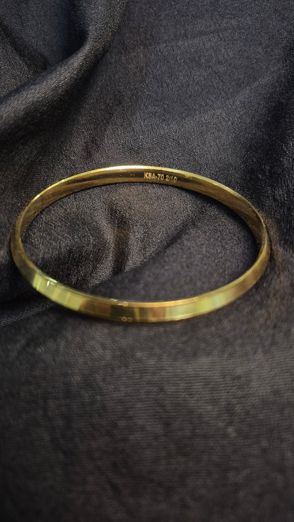 Punjabi kada with gold plating 2-10
