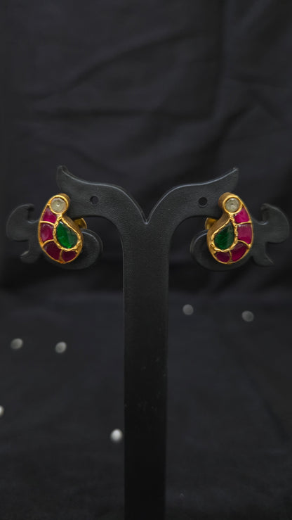Mango kundan stud