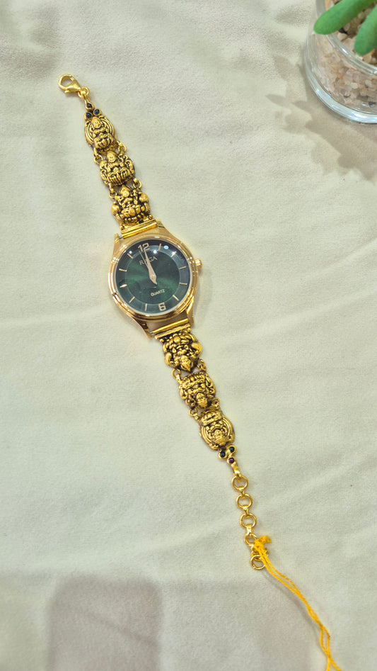 Antique watch Green dial