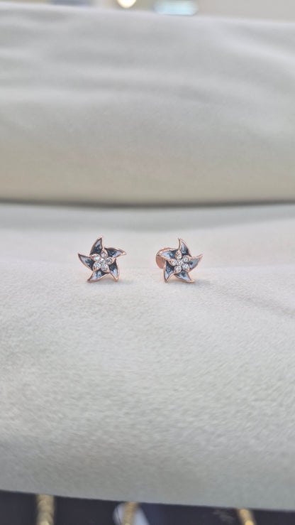 Star flower stud
