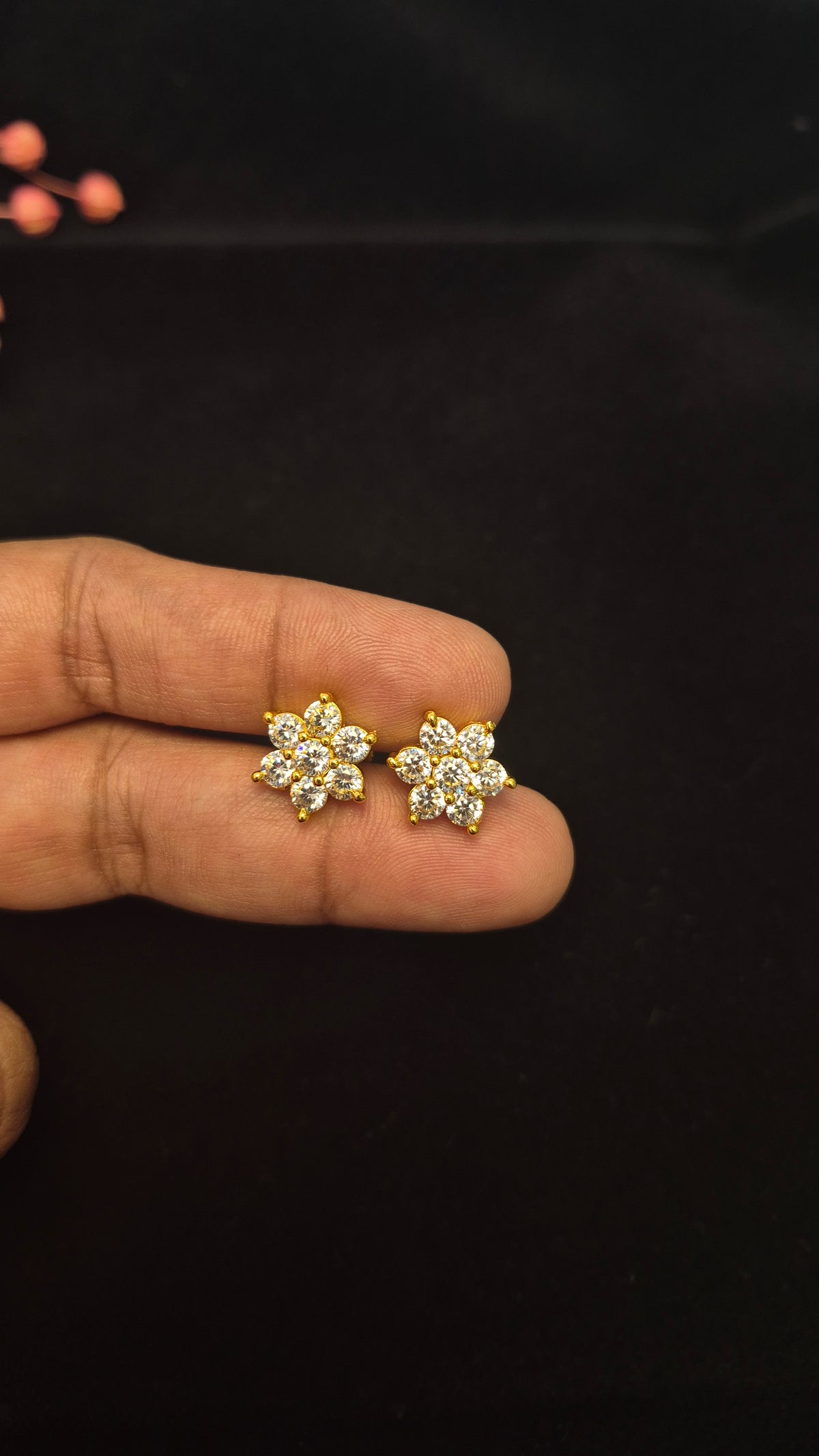 7 stone Nakshatra stud bigger stone size