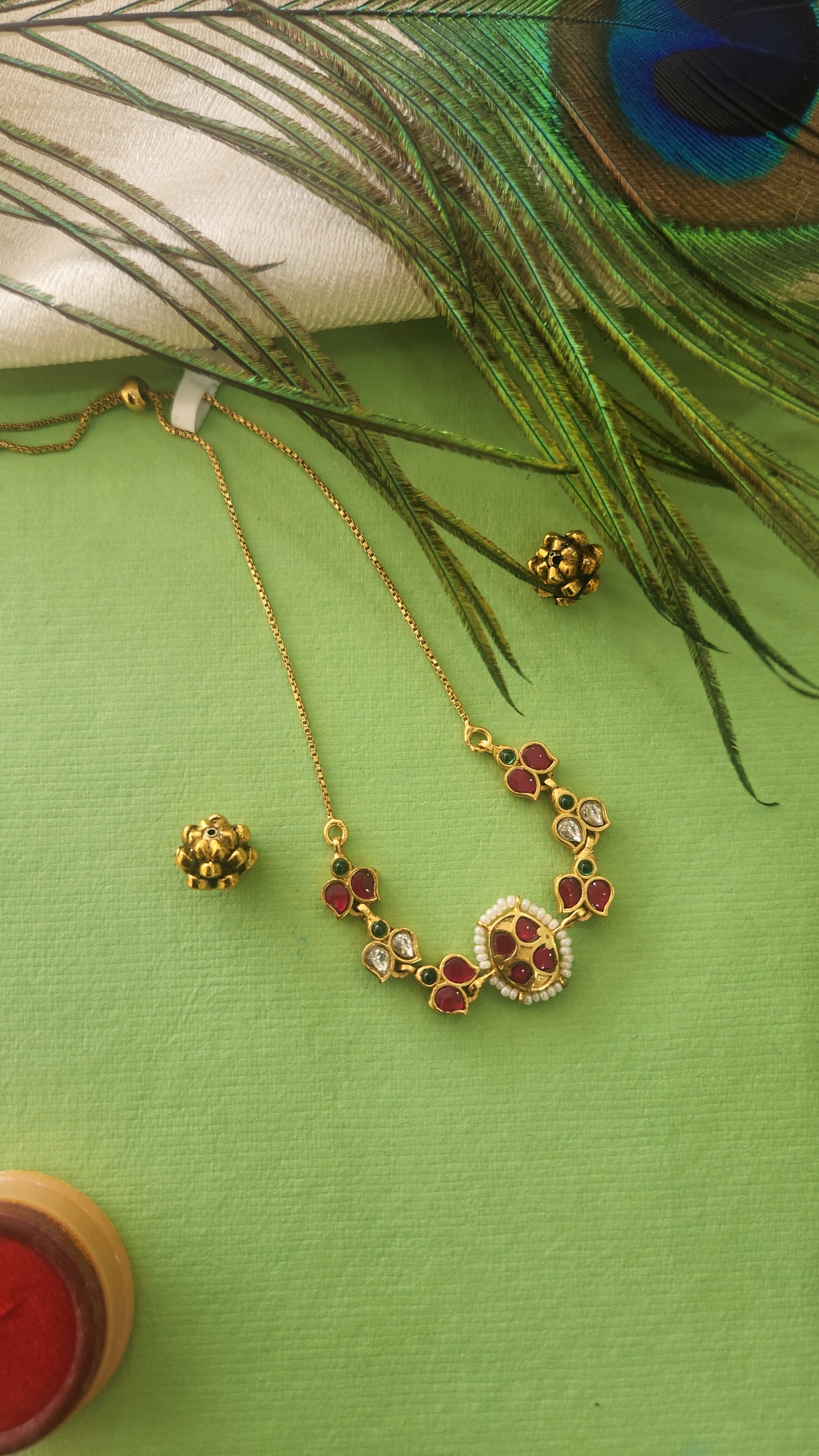 Adjustable Kundan Bracelet