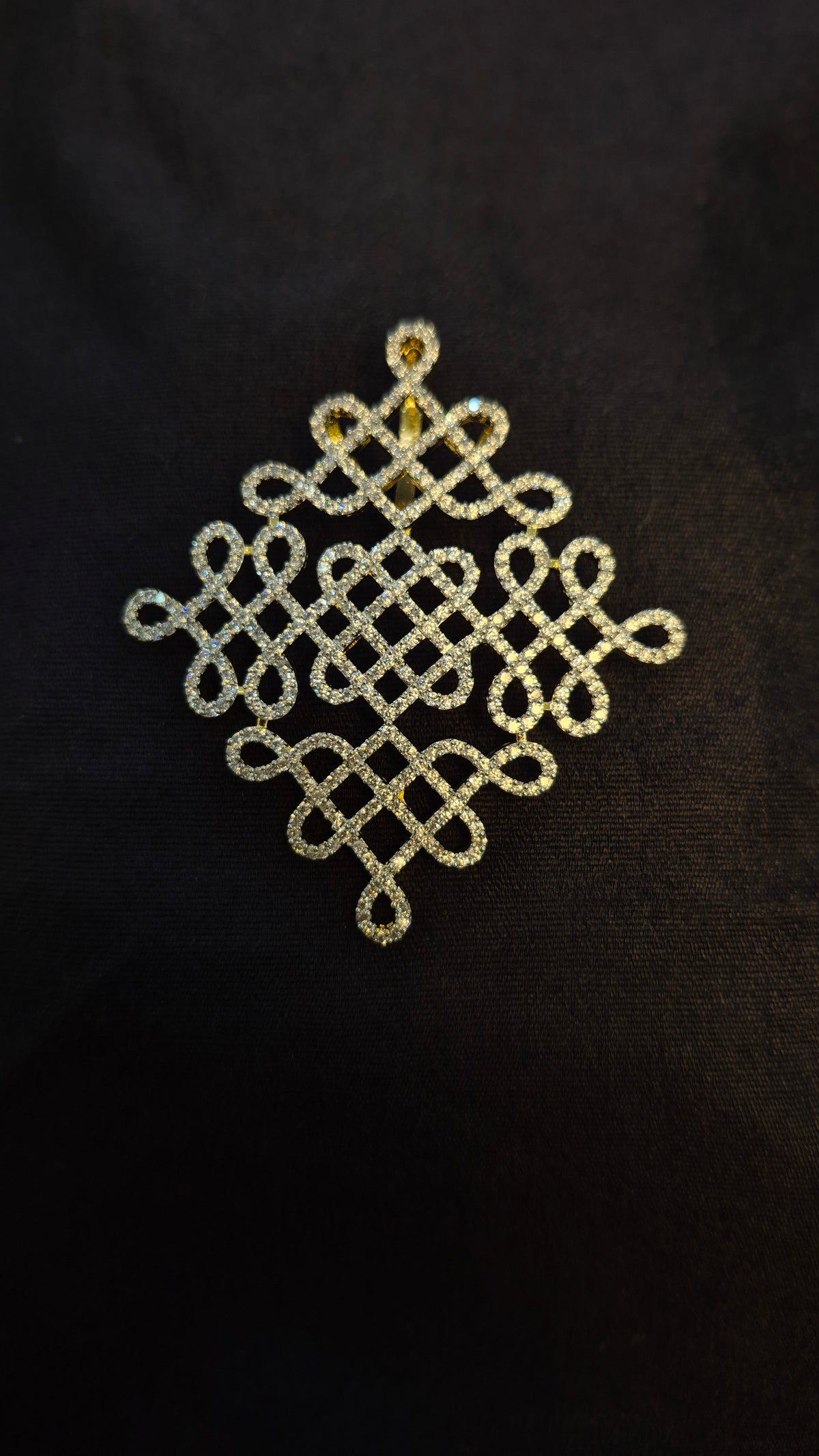 Kolam pendants with stud