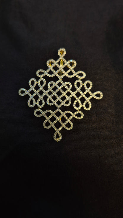 Kolam pendants with stud