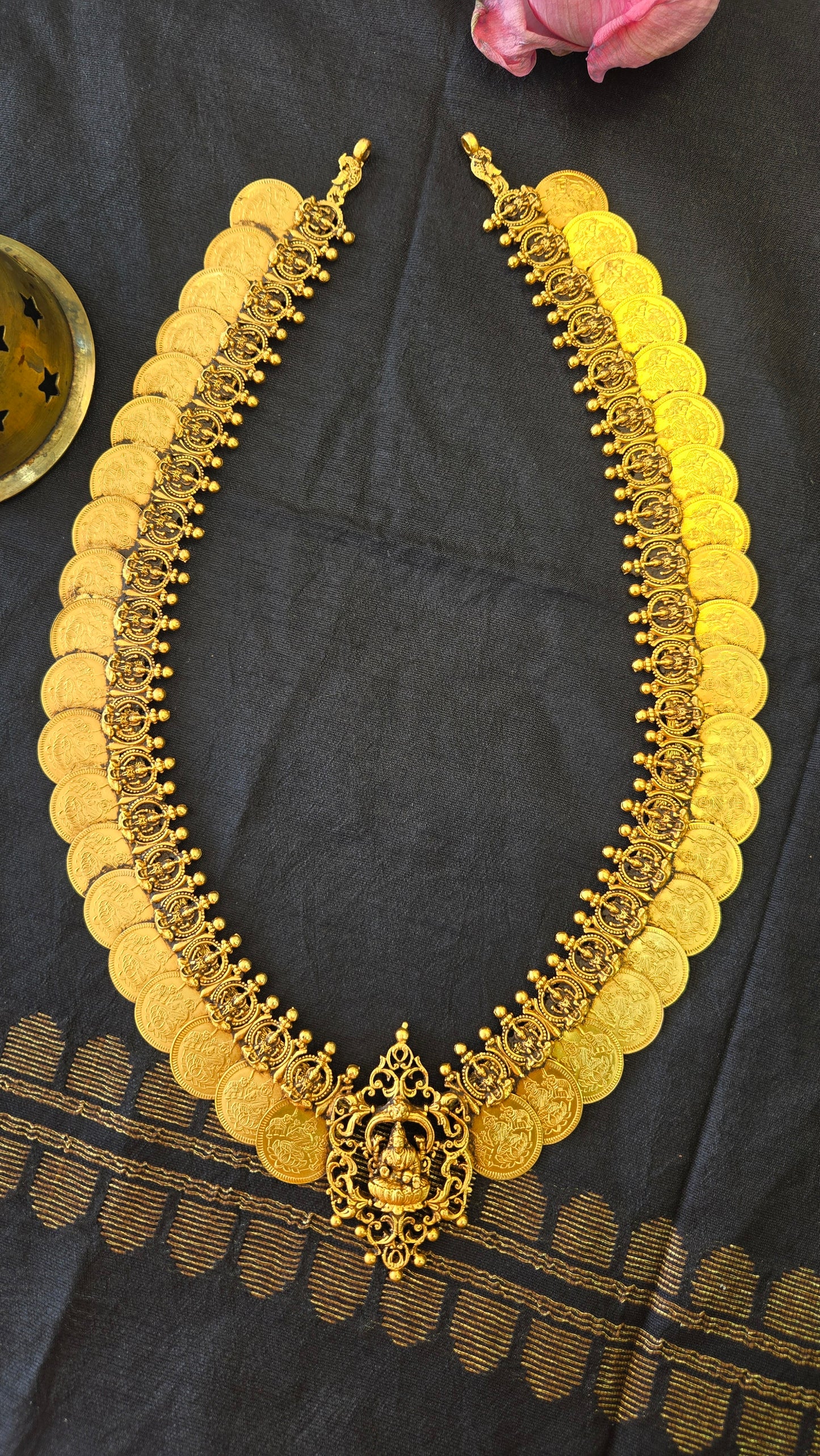 Special Kasu Haram with Laxmi pendant