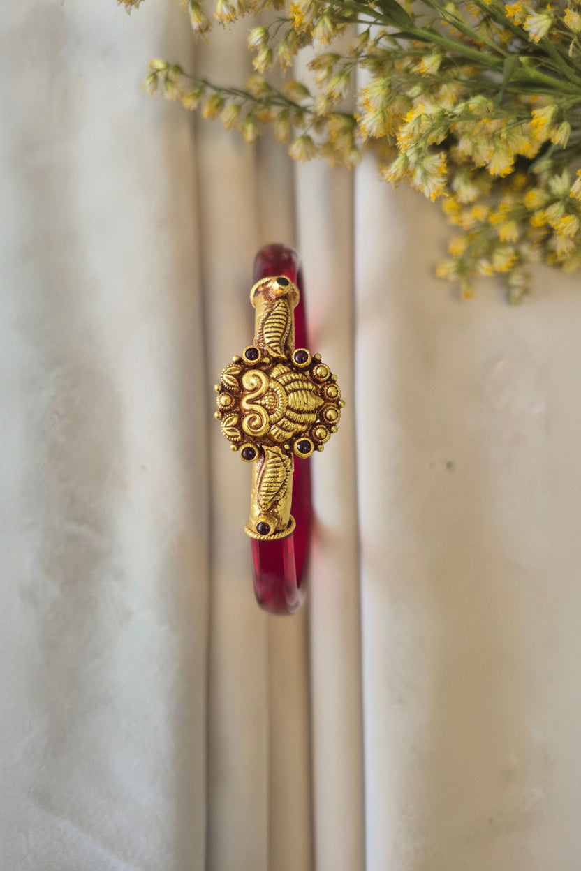 12 colour Antique Nakas Mogappu bangle