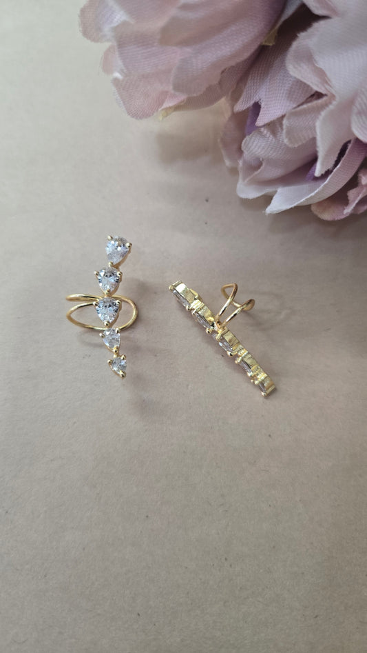 Stone ear cuff