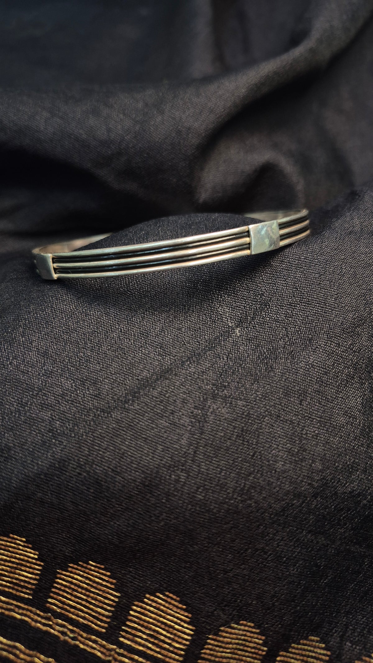 Elephant hair bracelet kada