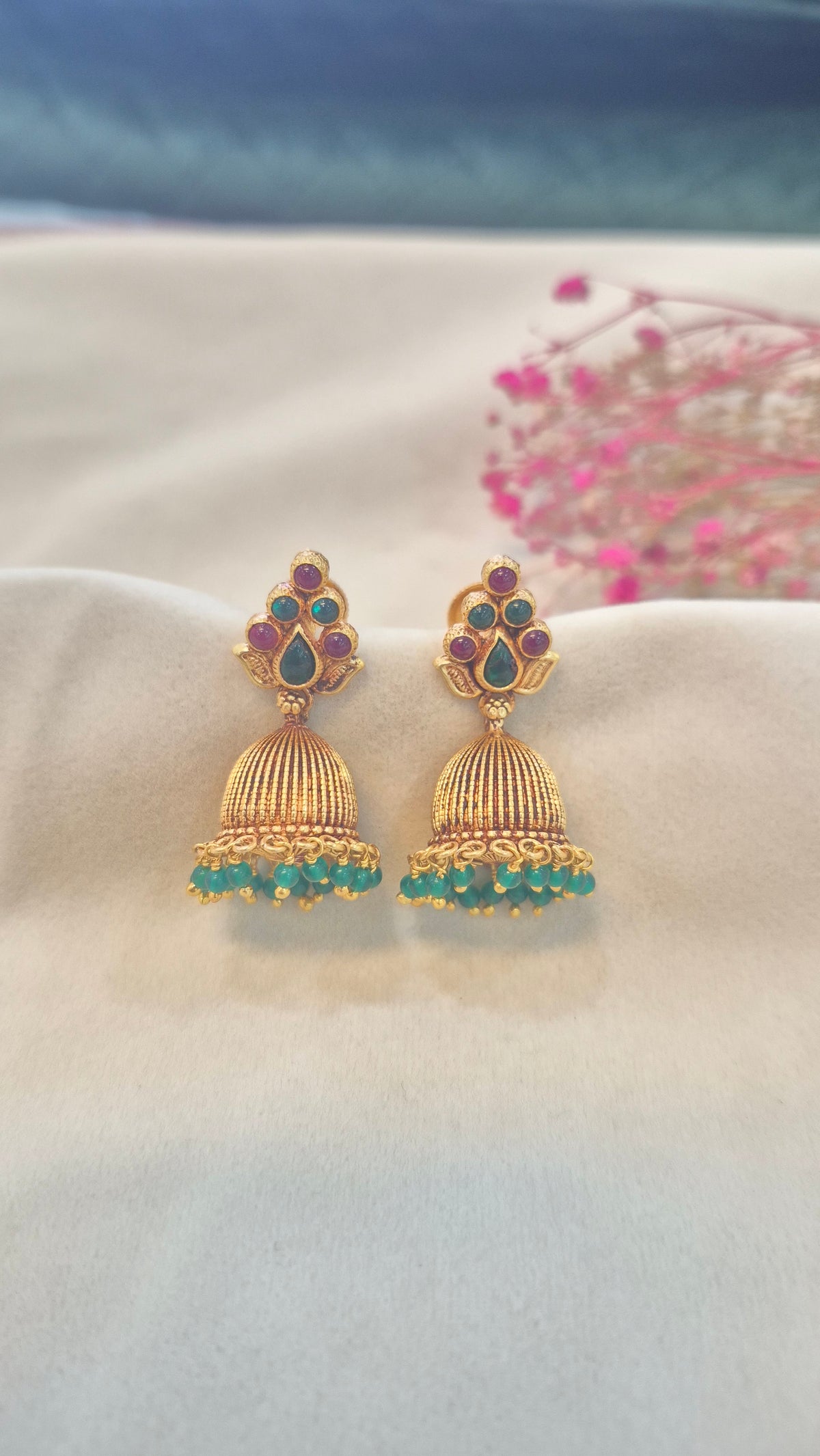 Traditional kerala style jumka