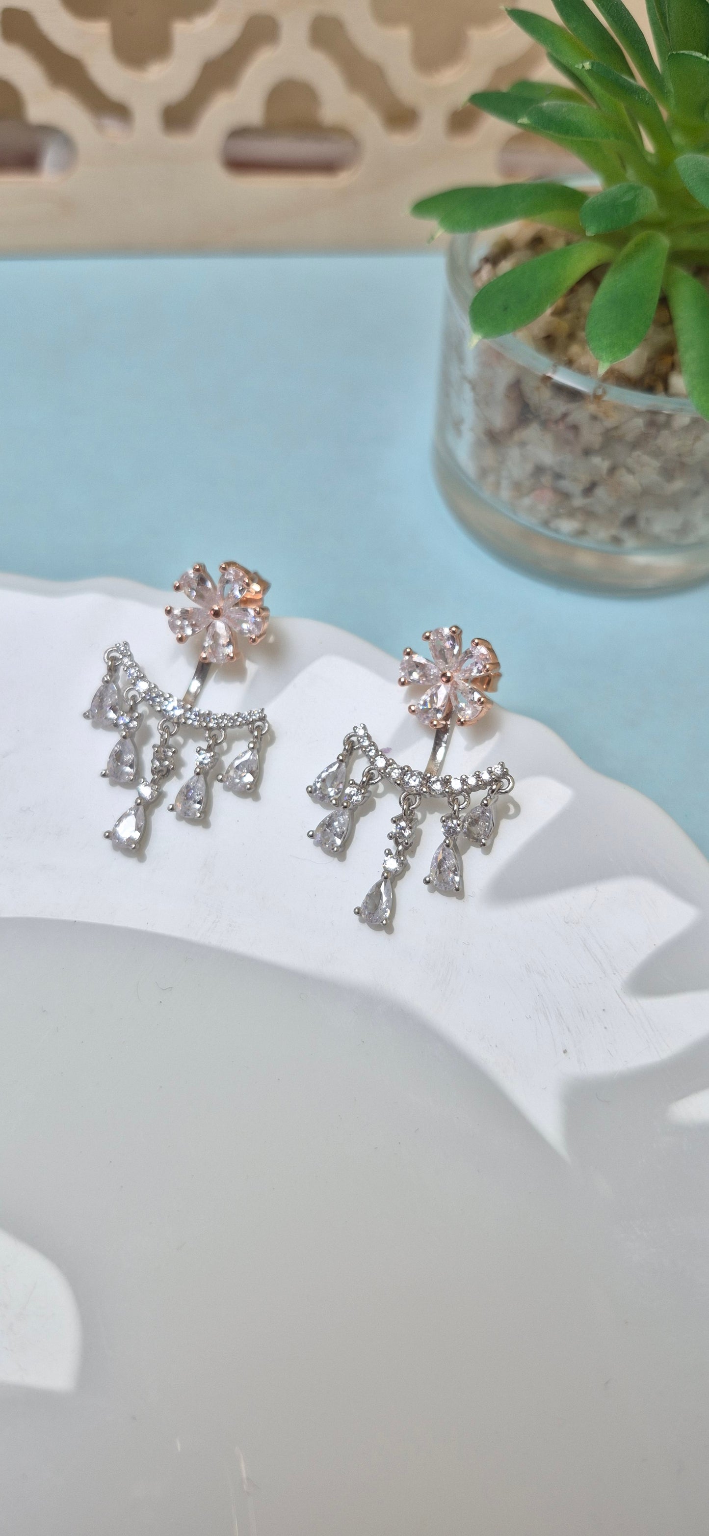 2 in 1 studs dual tone