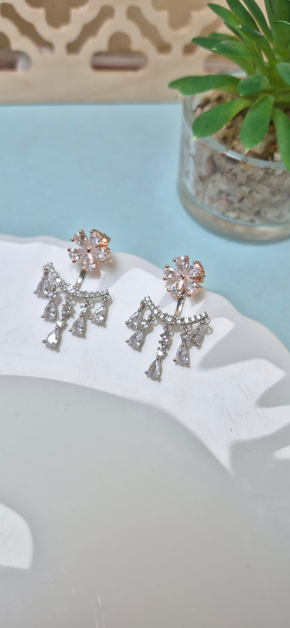 2 in 1 studs dual tone