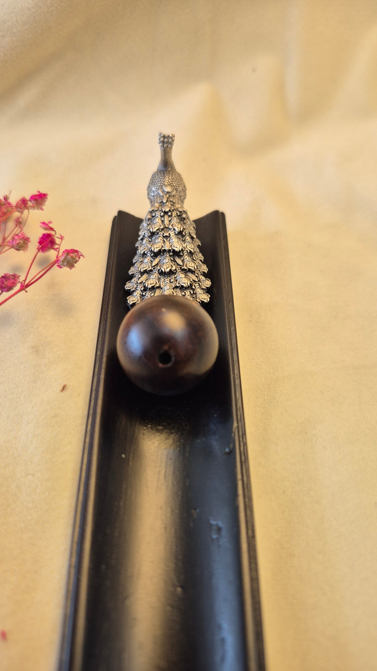 Agarbathi antique Silver Peacock 🦚 stand