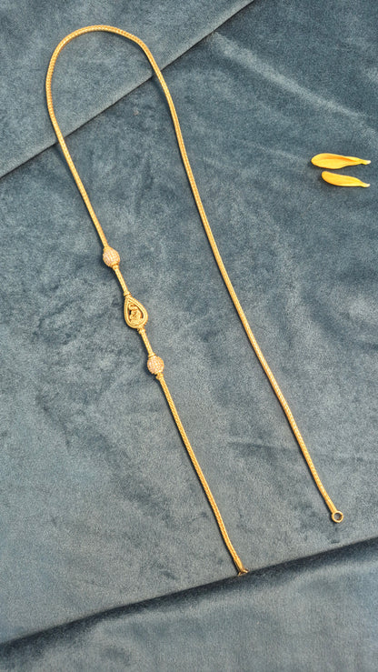 Small Peacock double sided mangalyam chain
