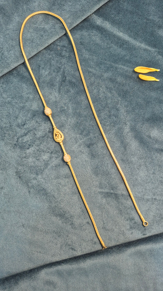 Small Peacock double sided mangalyam chain