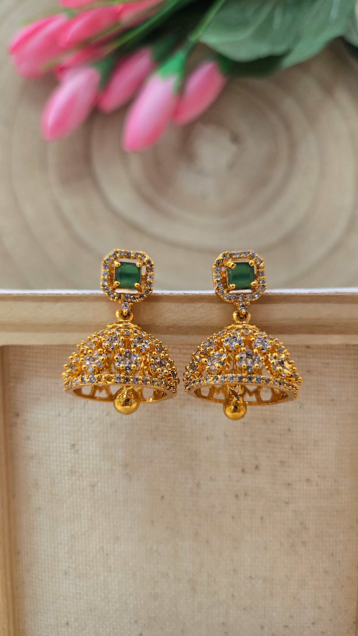 Zircon stone jumkas