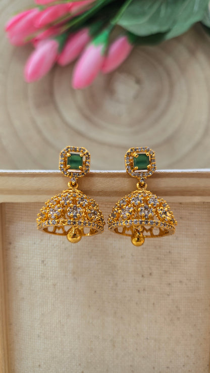 Zircon stone jumkas