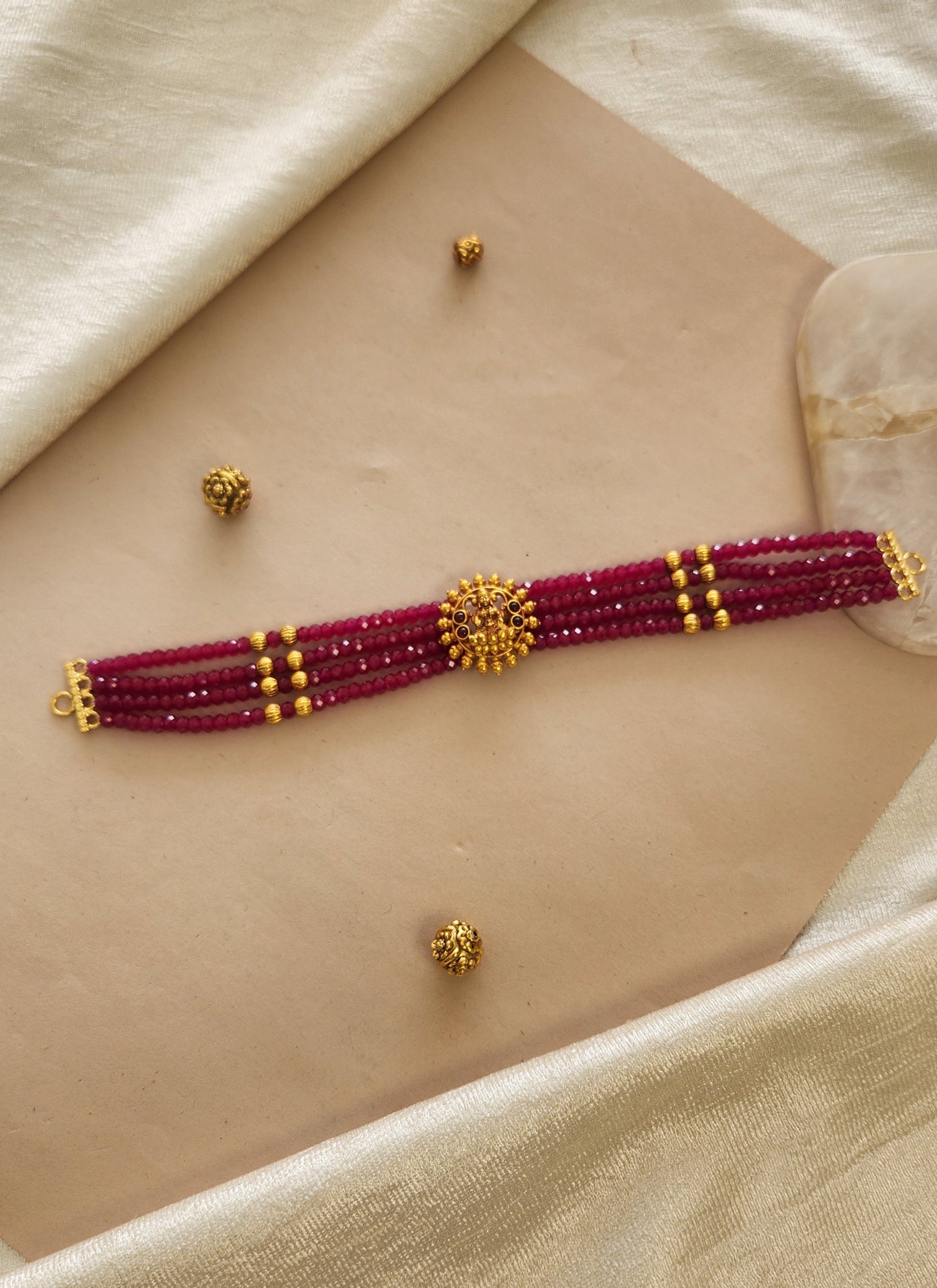 Red Ruby choker necklace