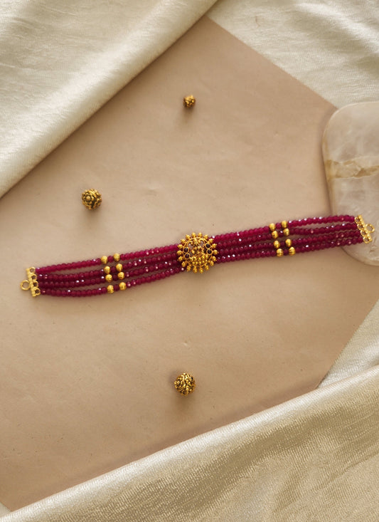 Red Ruby choker necklace