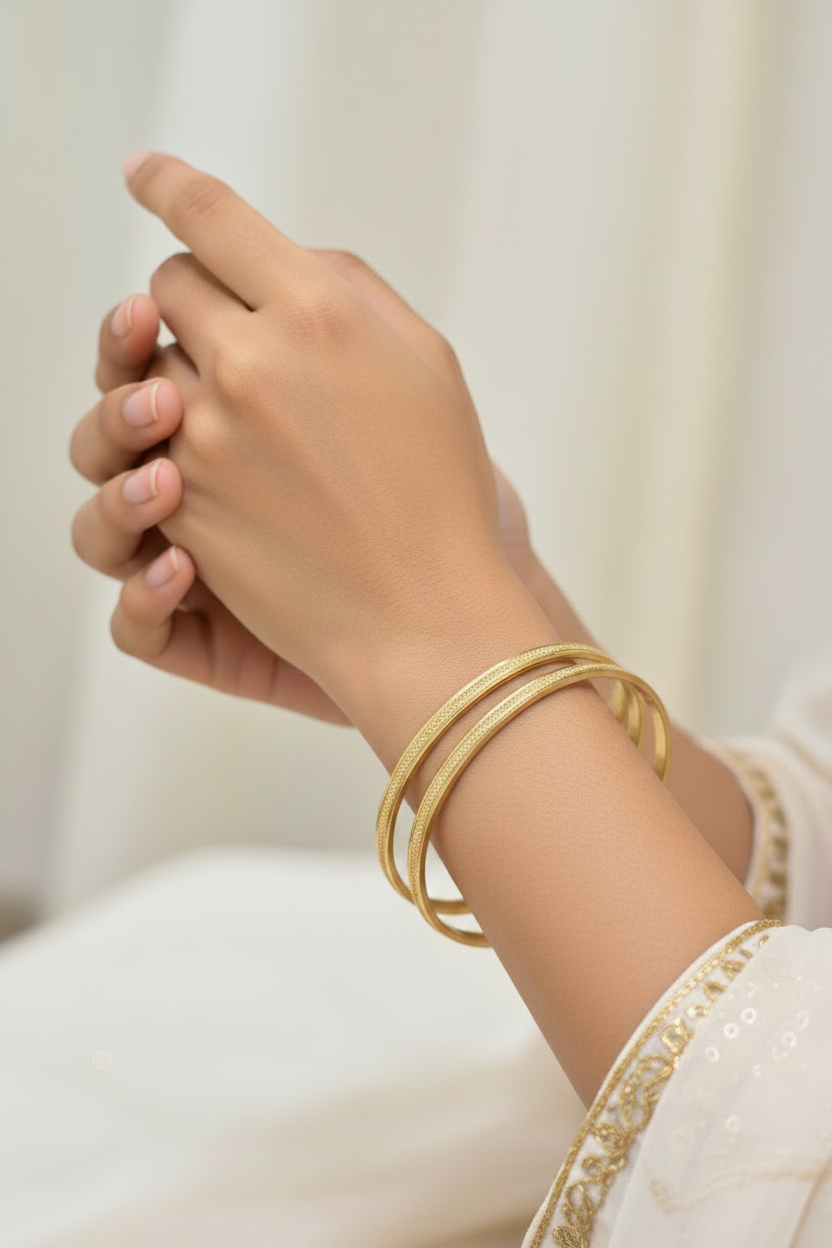 Plain bangles center matte 2.8