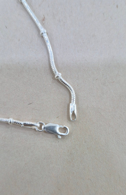 Snake chain with rings anklets 10.5inch