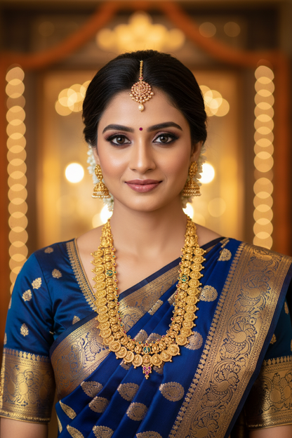 Ganda berunda and laxmi motif kasu hara