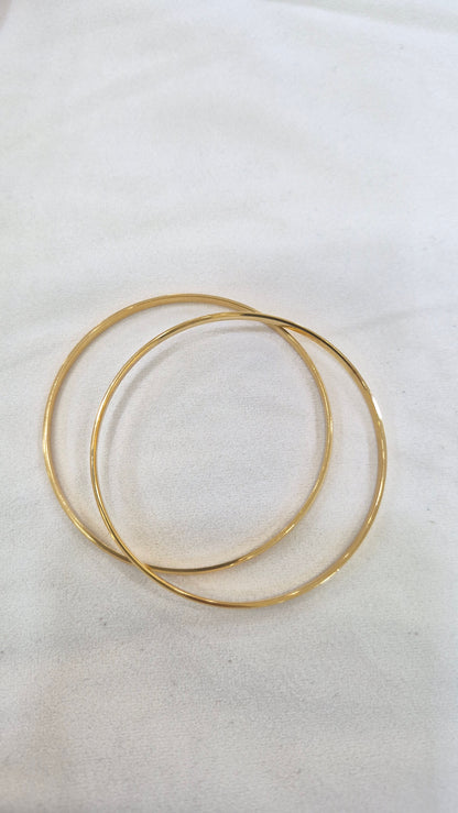 Plain flat bangles 2