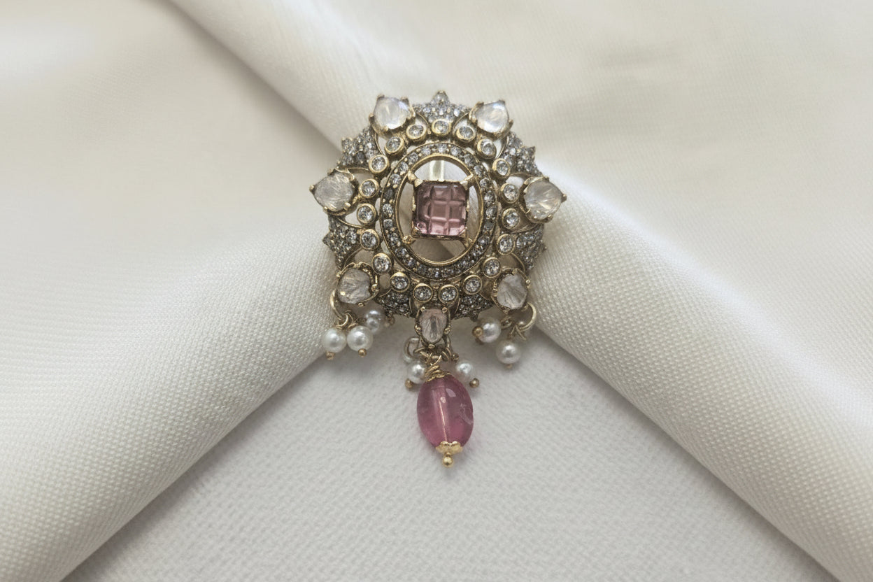 Victorian octagonal Pendant