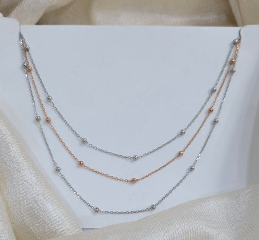Dual tone 3 layer chain