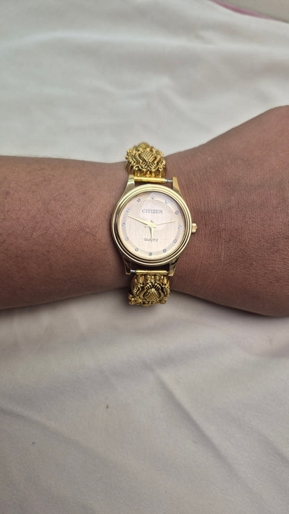 Antique watch gold dial