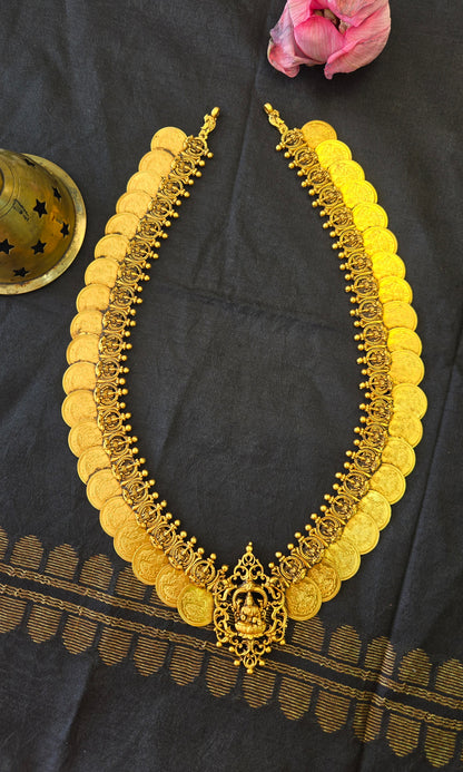 Special Kasu Haram with Laxmi pendant