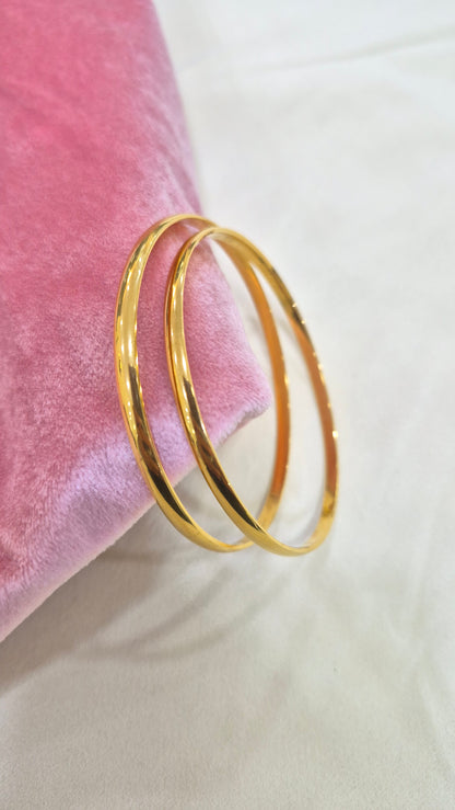 Plain flat bangles 2