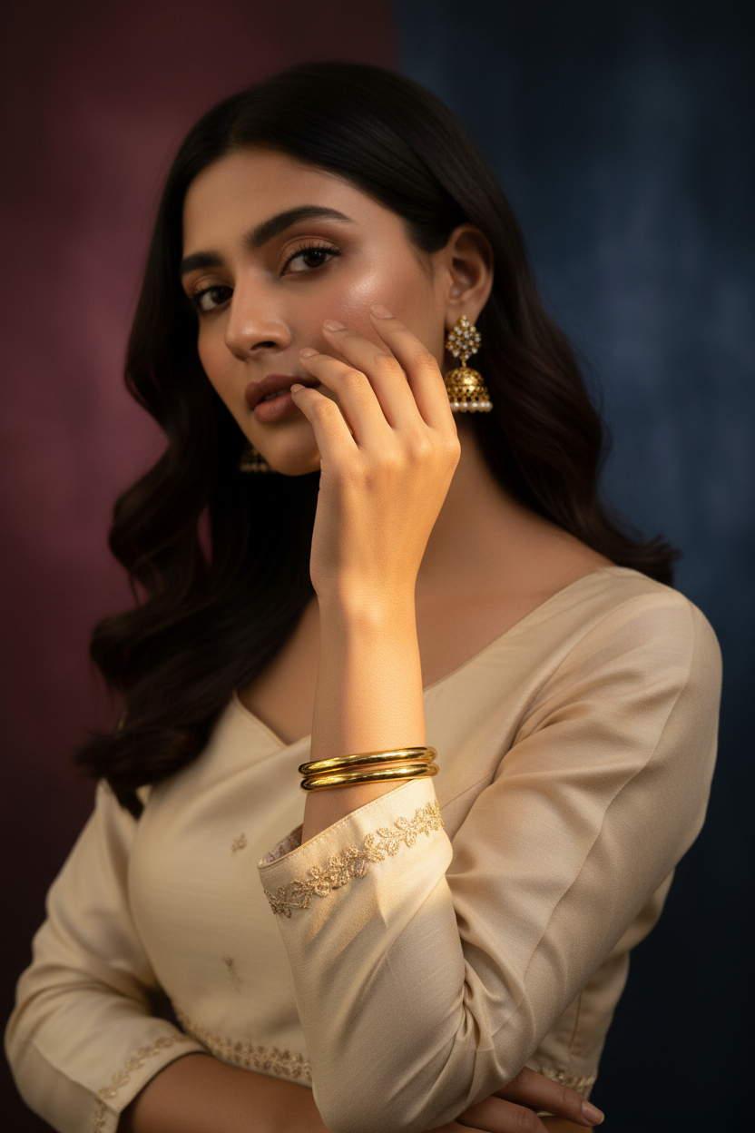 Plain Flat bangles 2.8