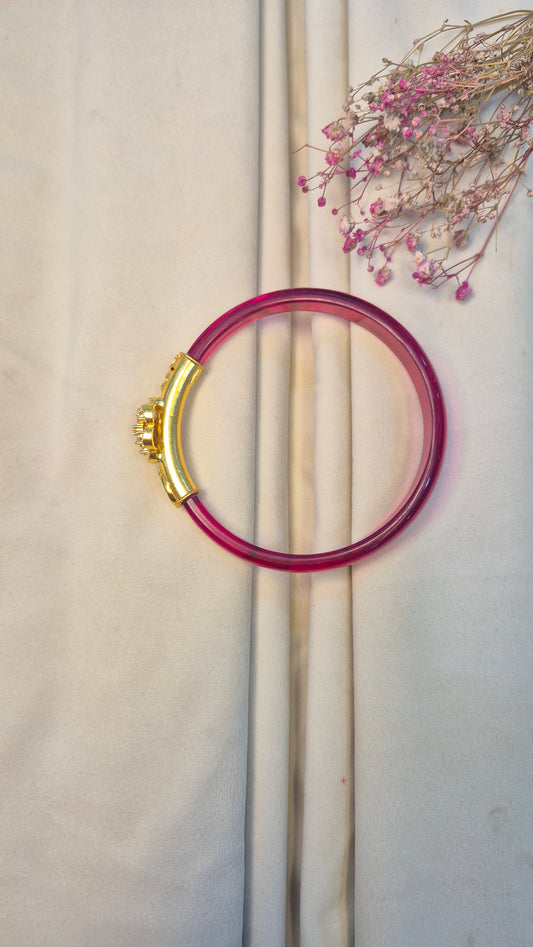 12 colour Nakas Mogappu bangle with stones