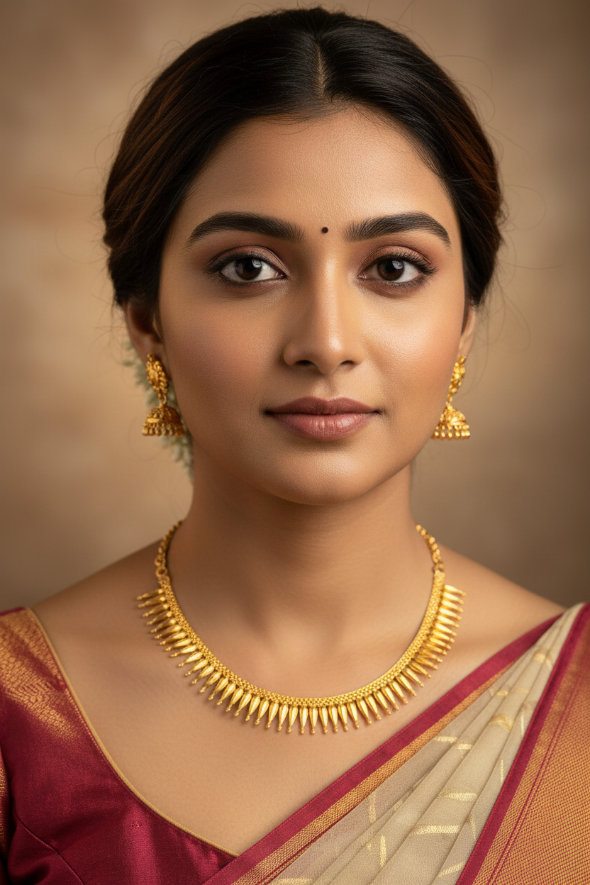 Malli mogala short necklace