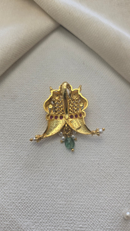 Small Tiger Nail with Venkateshwara swami