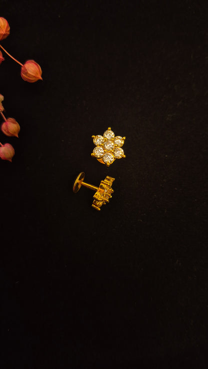 7 stone Nakshatra stud bigger stone size