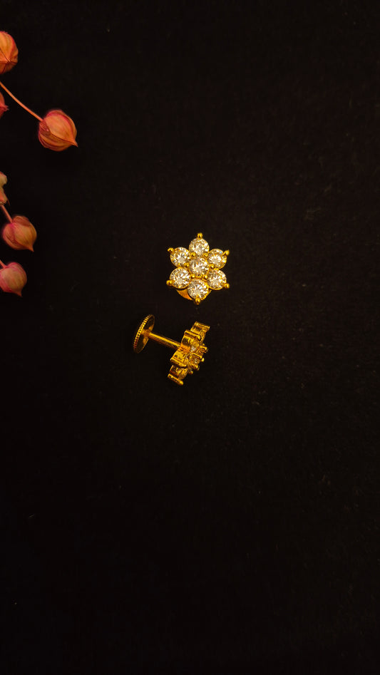 7 stone Nakshatra stud bigger stone size