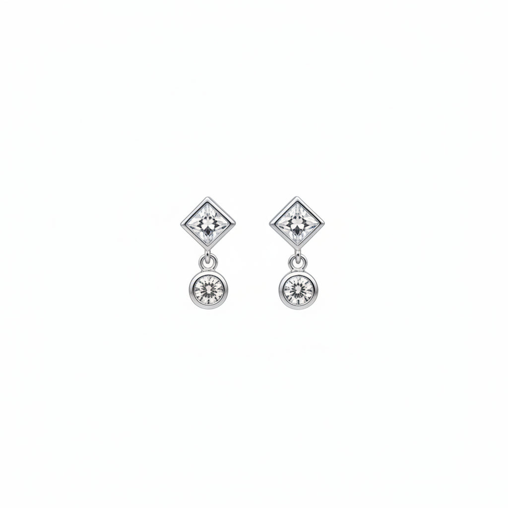 Stone small drop studs