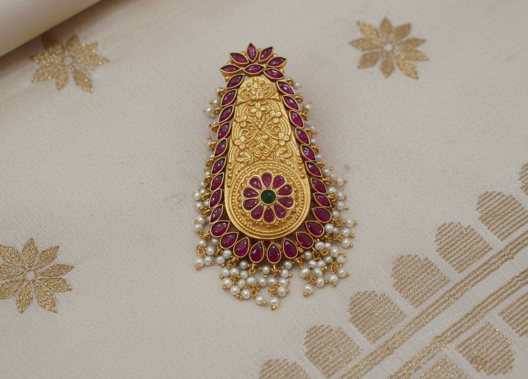 Coorgi styled long pendant
