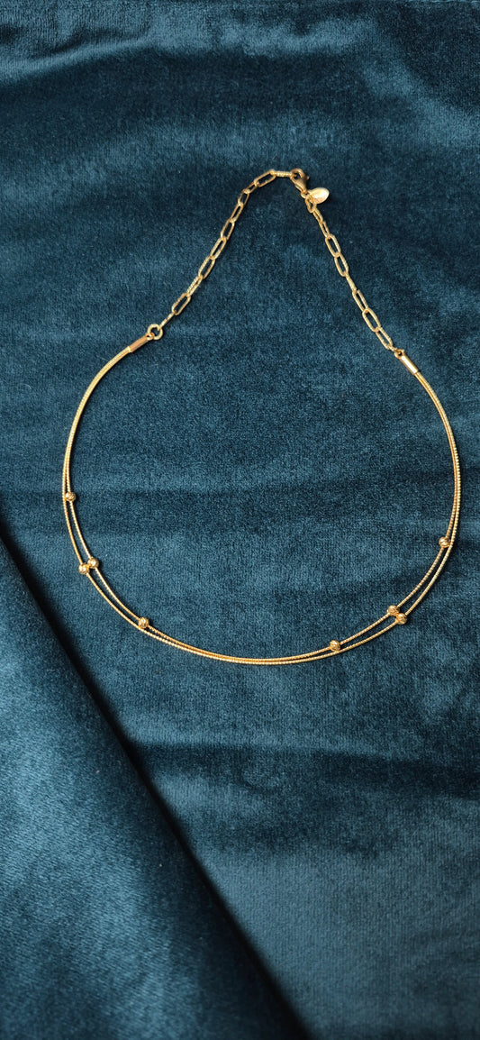 2line Plain gold ball hasli